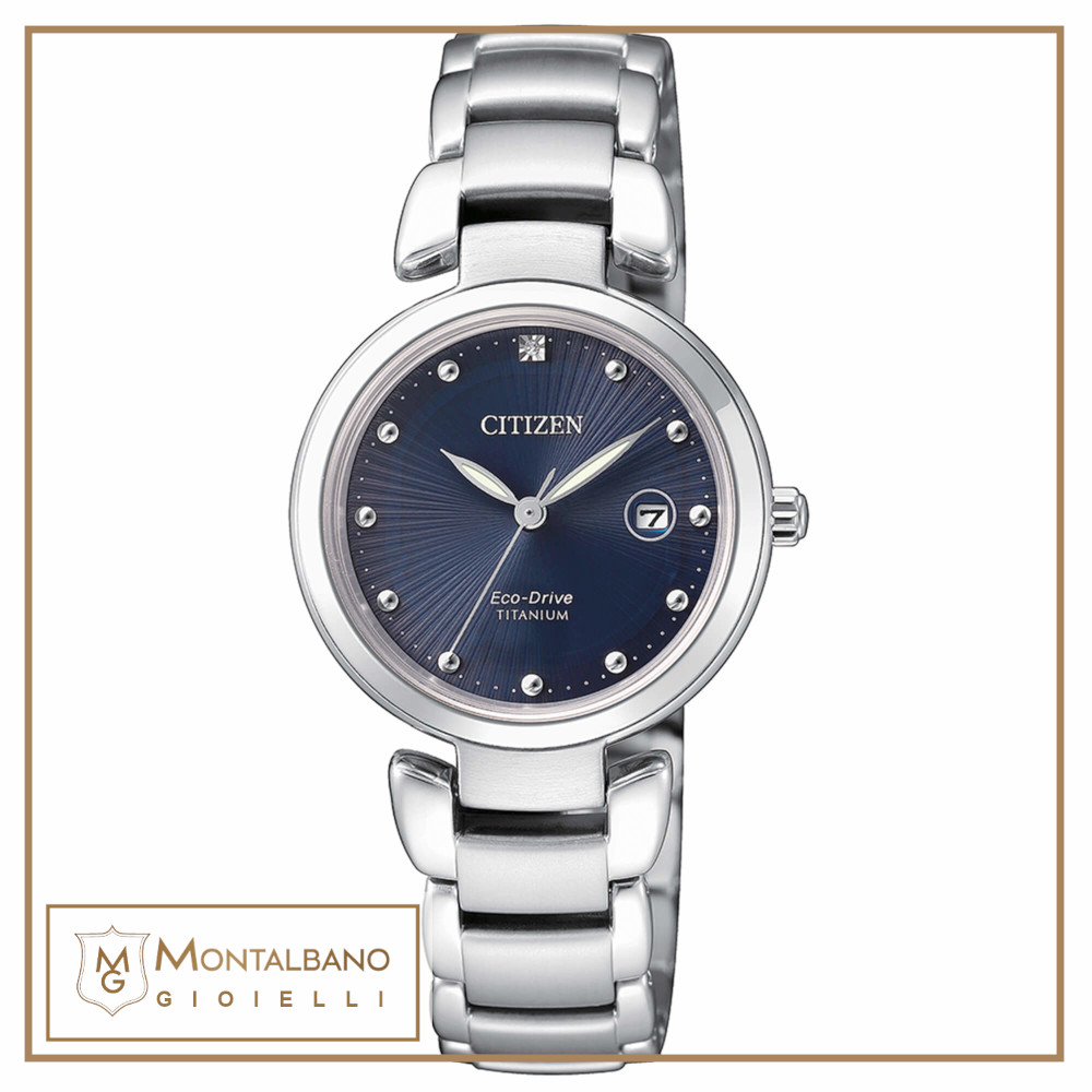 Citizen orologi Lady Super Titanio EW2500-88L