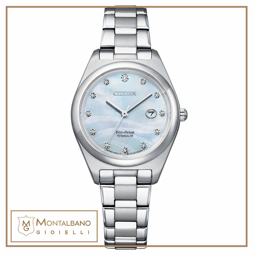 Citizen orologi Lady Super Titanio EW2600-83D