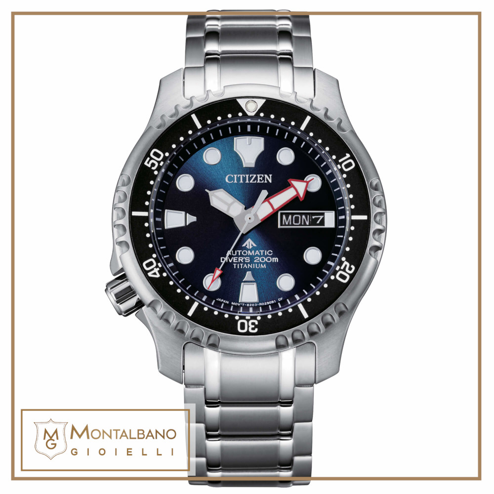Citizen orologi Diver's Automatic 200 mt Super Titanio NY0100-50M