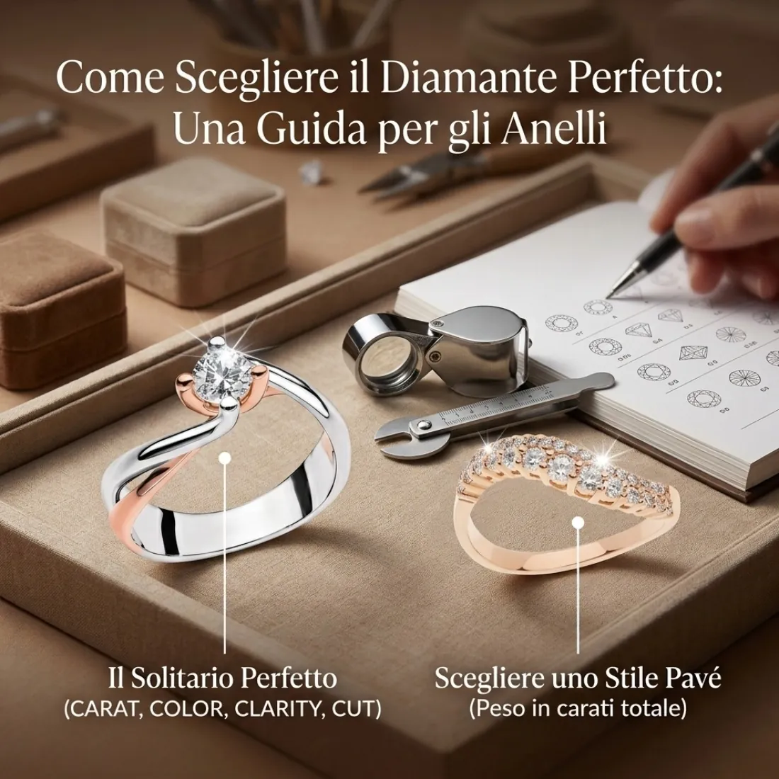 Guida alla scelta del diamante perfetto | Montalbano Gioielli